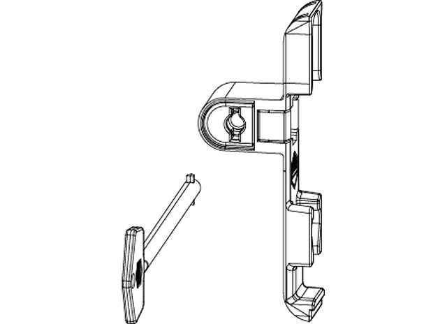 window-lock-and-key-drawing